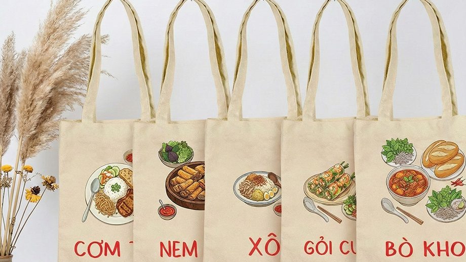 túi tote canvas foodee