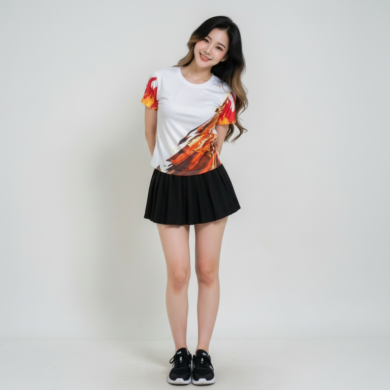 Áo thun thể thao họa tiết ht01