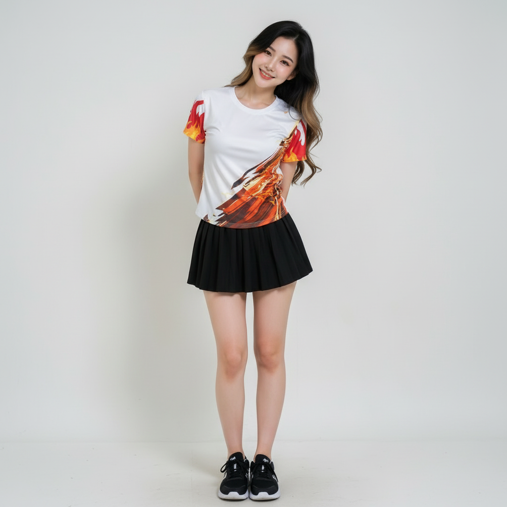 Áo thun thể thao họa tiết ht01