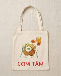 túi tote canvas gà nướng tây nguyên (sao chép)